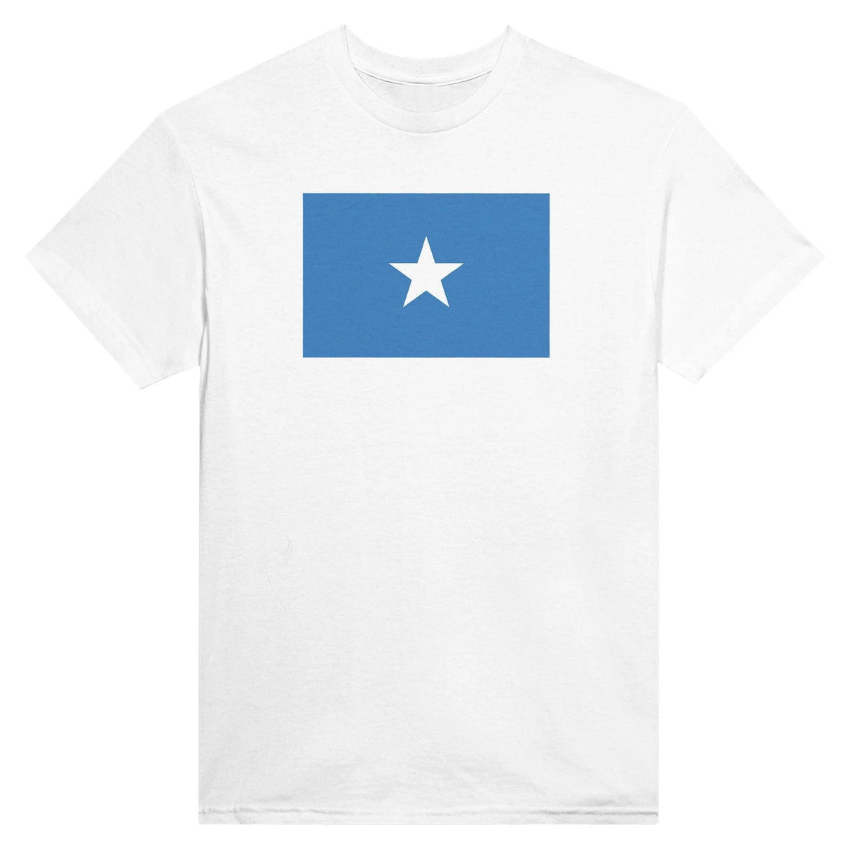 T-shirt drapeau somalie coton mélangé brodé élégant