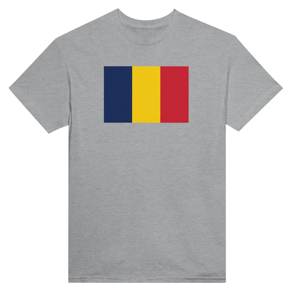 T-shirt drapeau tchad coton mélangé broderie élégante