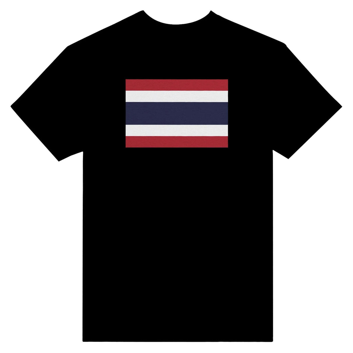 T-shirt drapeau thaïlande coton mélangé brodé manches longues