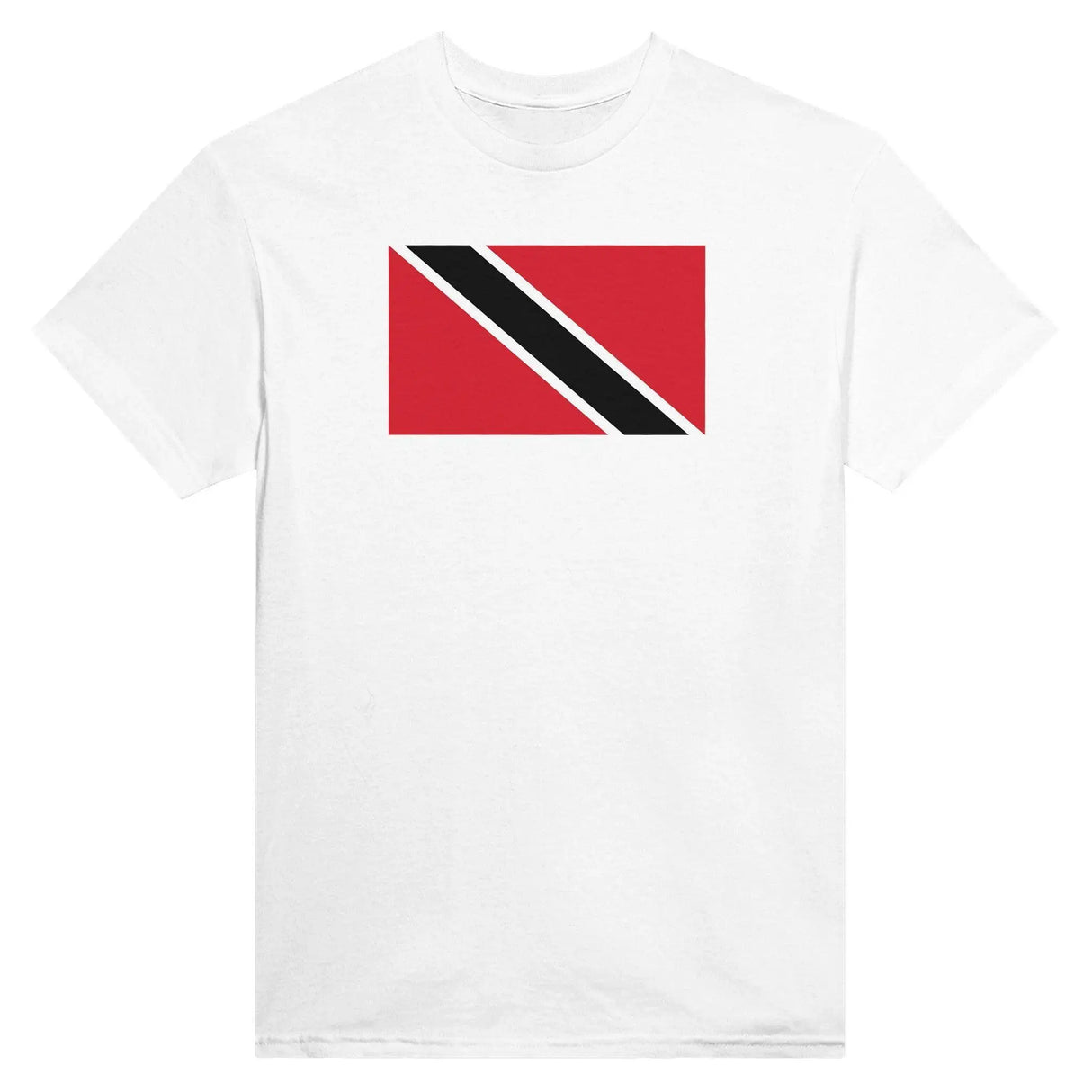 T-shirt drapeau trinité-et-tobago coton mélangé brodé