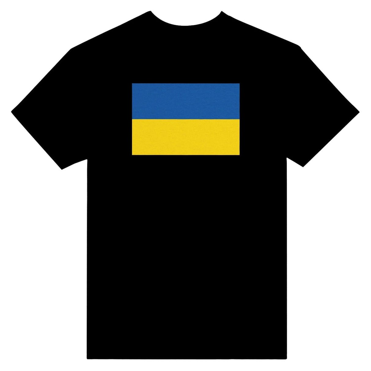 T-shirt drapeau ukraine coton mélangé brodé manches longues