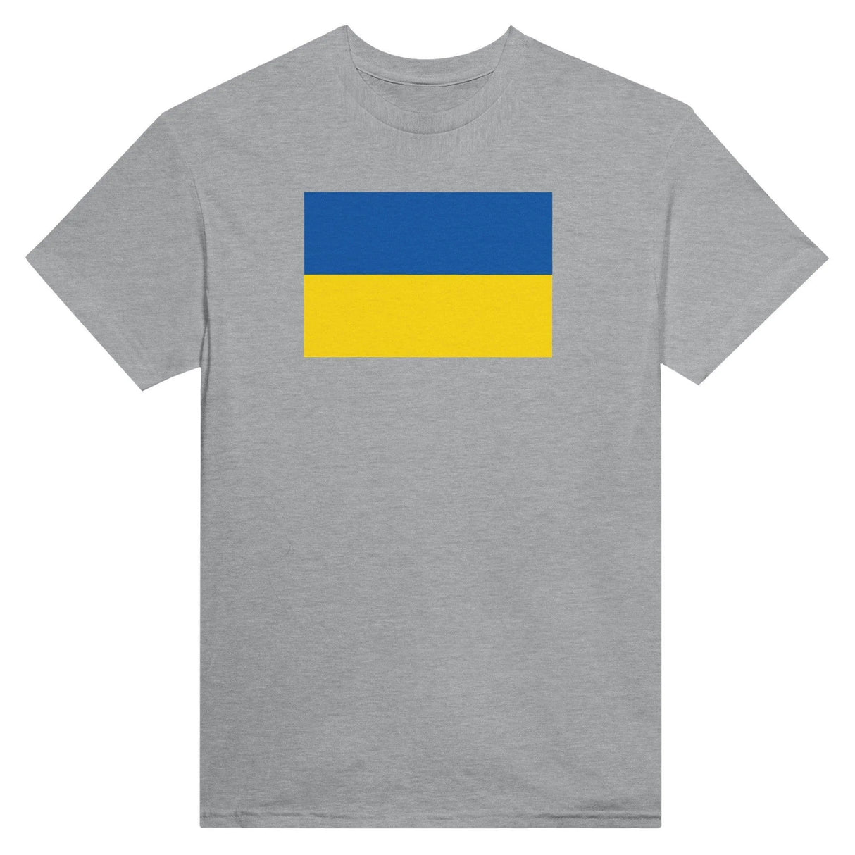 T-shirt drapeau ukraine coton mélangé brodé manches longues