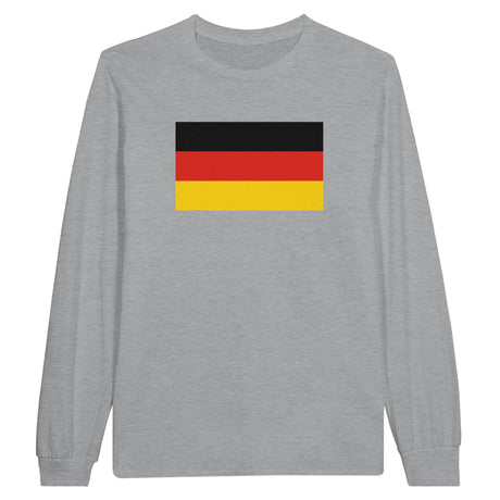 T-shirt manches longues allemagne coton mélangé imprimé
