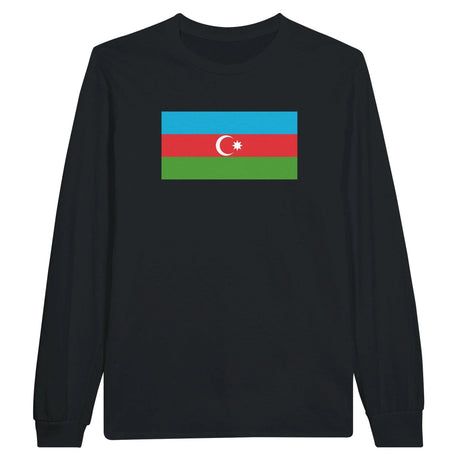 T-shirt manches longues azerbaïdjan coton doux imprimé