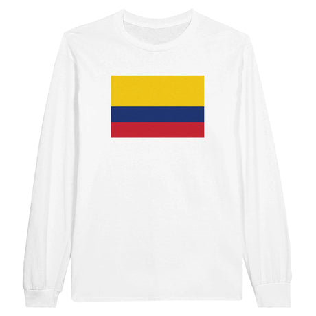 T-shirt manches longues colombie coton mélangé doux imprimé