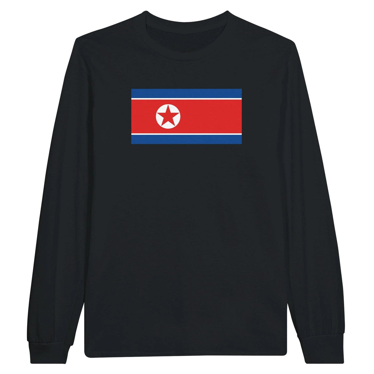 T-shirt manches longues corée du nord coton mélangé doux