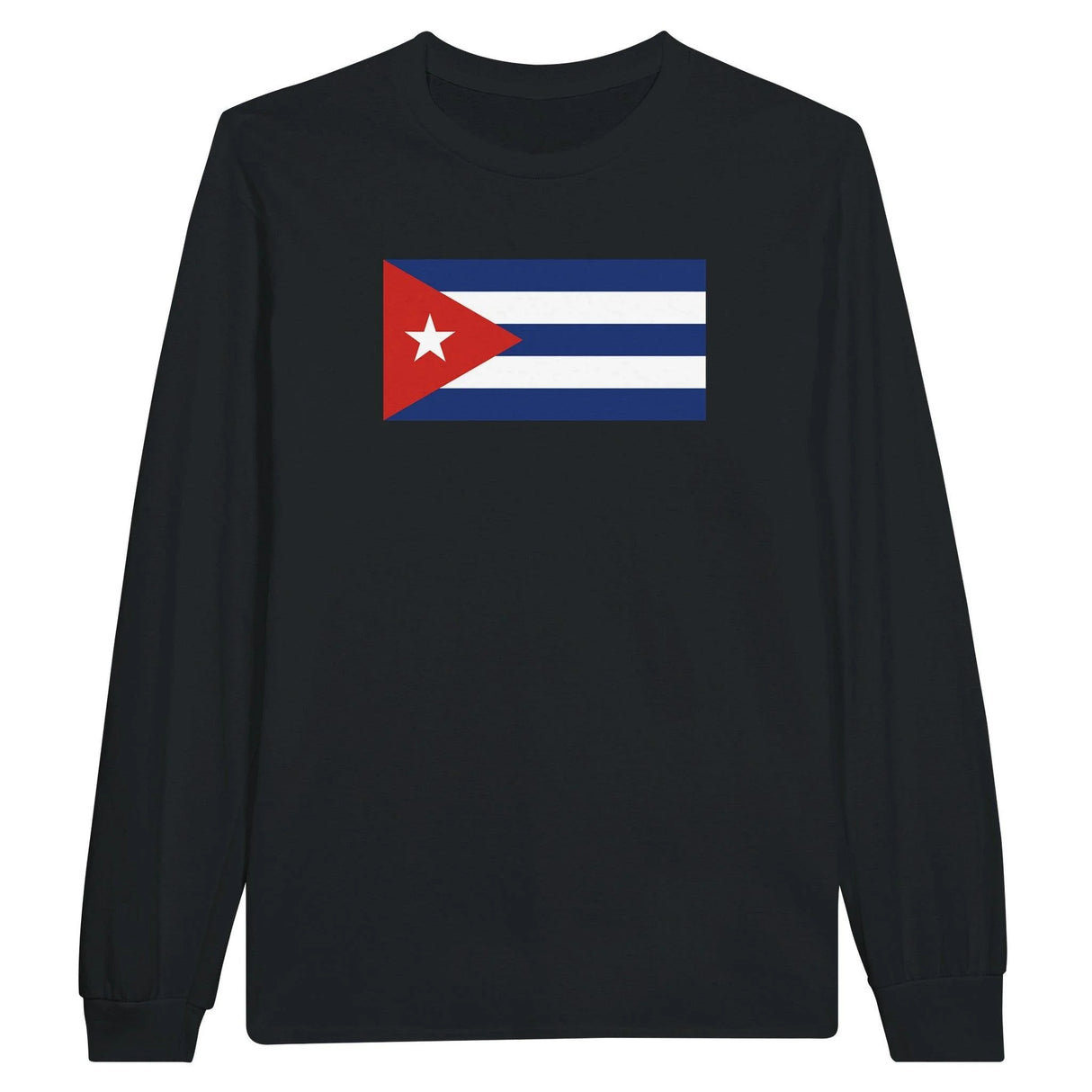 T-shirt manches longues cuba couleur coton mélangé doux