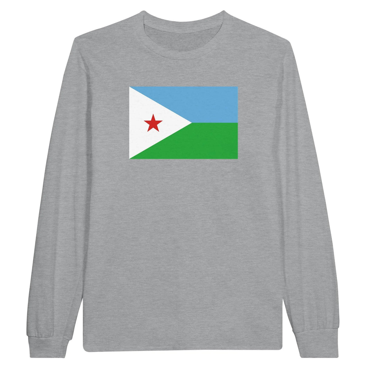 T-shirt manches longues djibouti coton mélangé imprimé