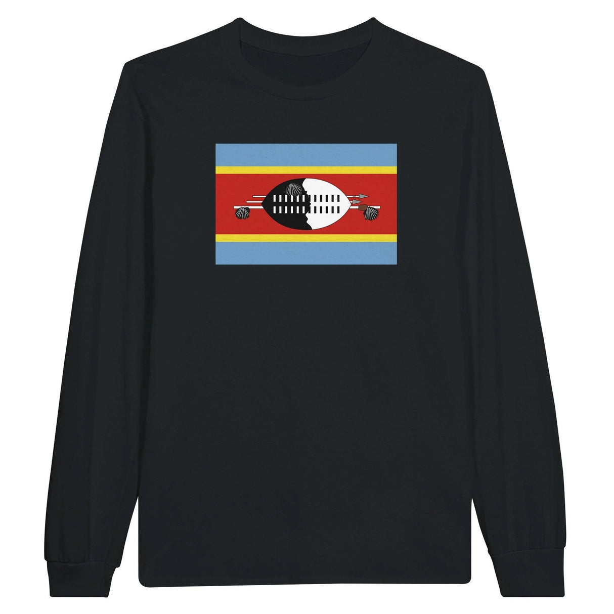 T-shirt manches longues eswatini coton mélangé imprimé
