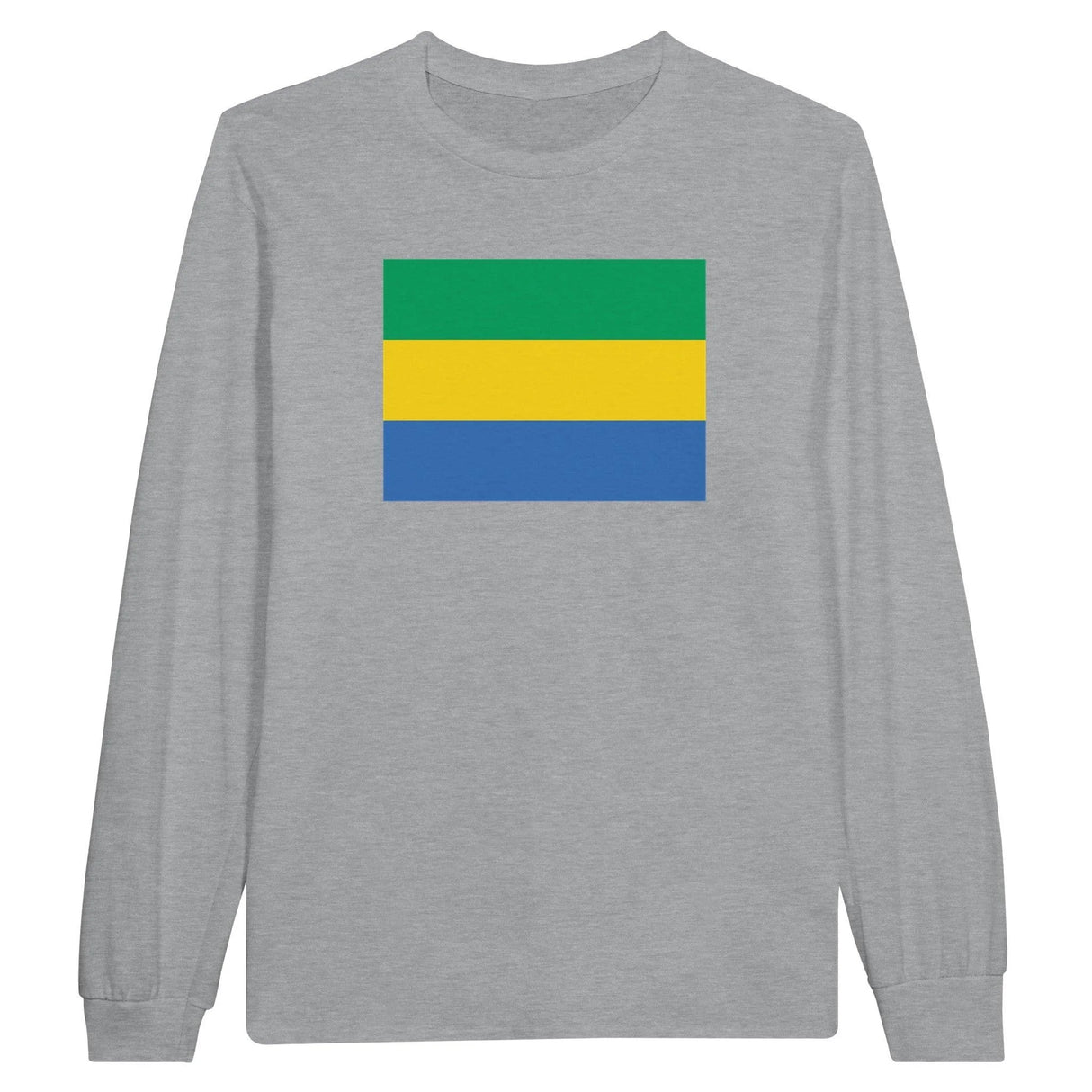 T-shirt manches longues gabon couleur coton mélangé doux
