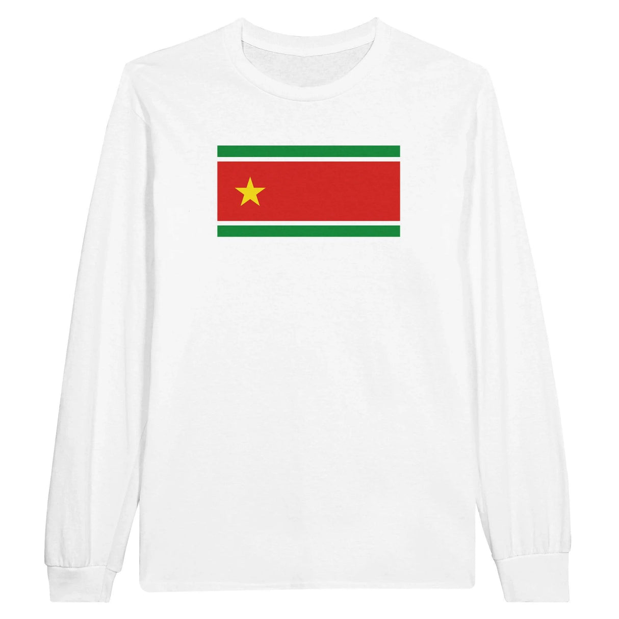 T-shirt manches longues guadeloupe coton mélangé imprimé