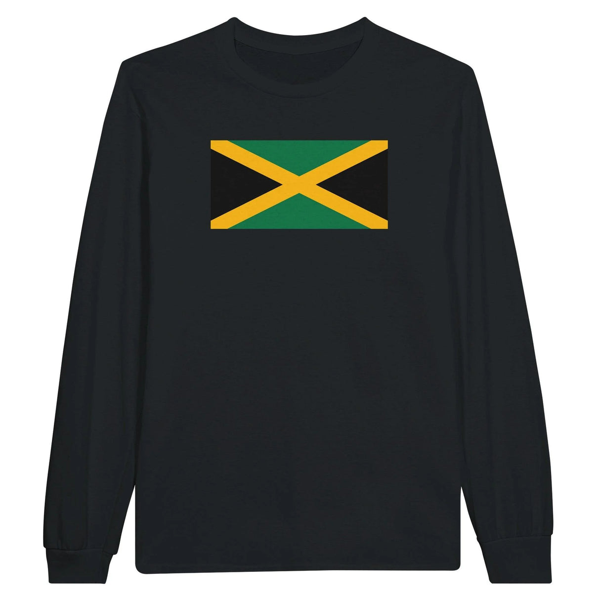 T-shirt manches longues jamaïque coton mélangé imprimé