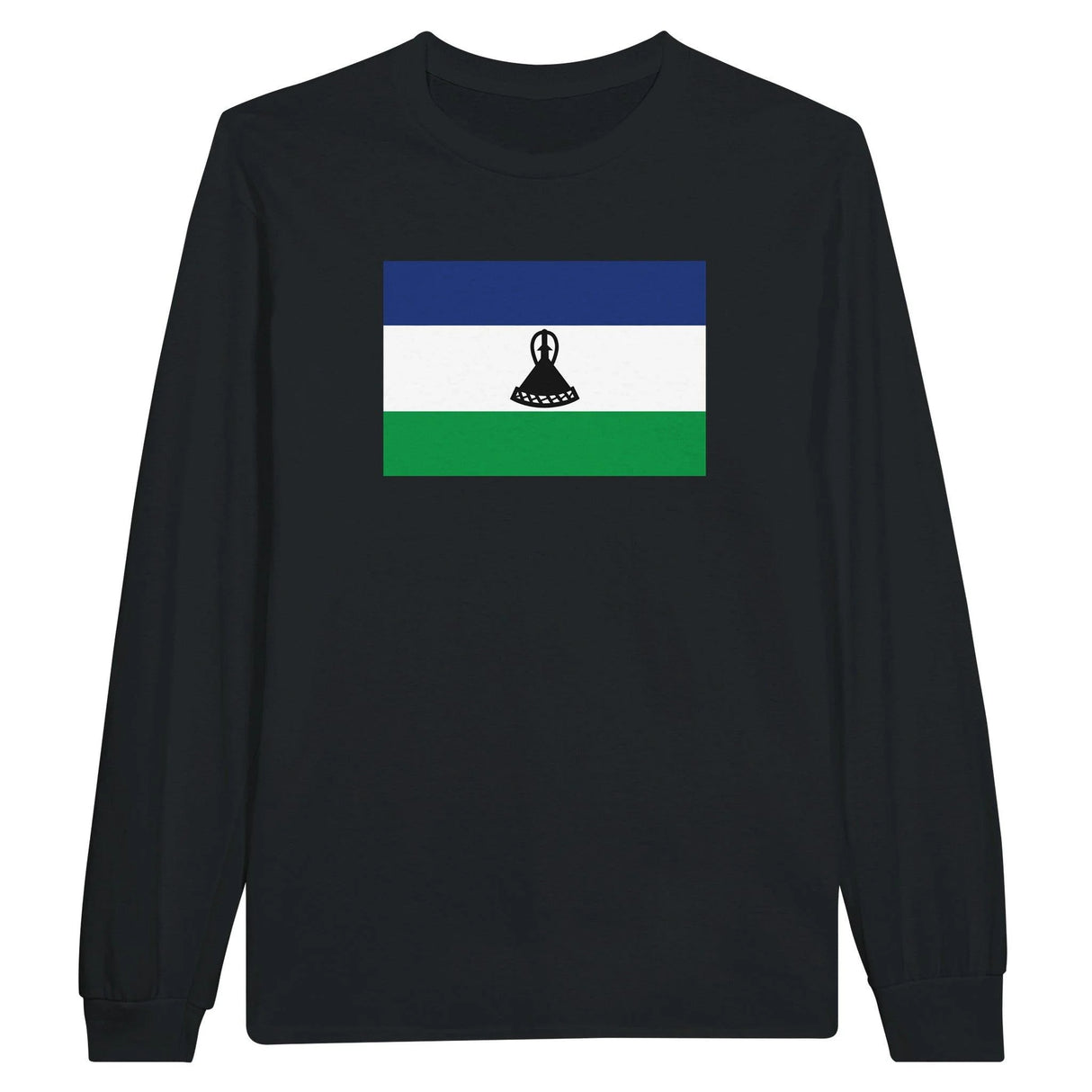 T-shirt manches longues lesotho couleur coton mélangé doux
