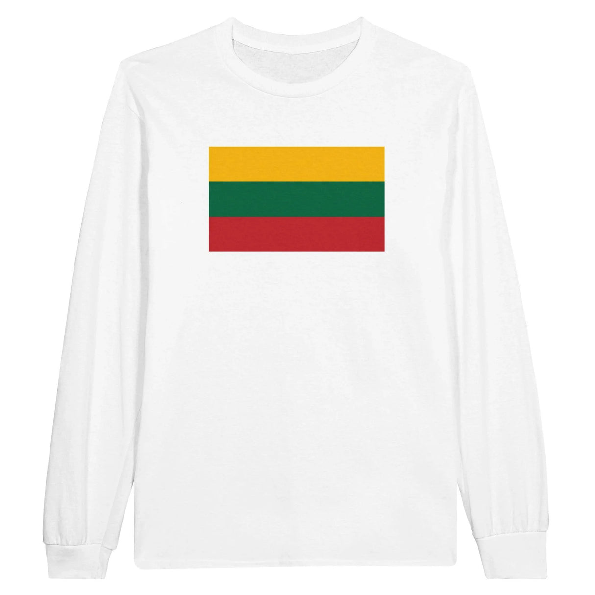 T-shirt manches longues lituanie coton mélangé imprimé