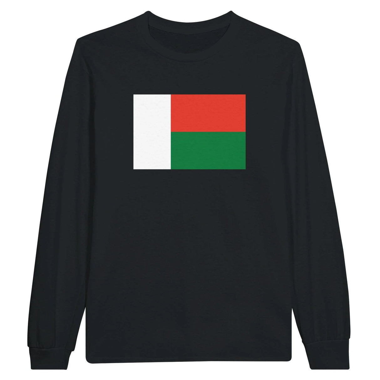 T-shirt manches longues madagascar couleur coton mélangé