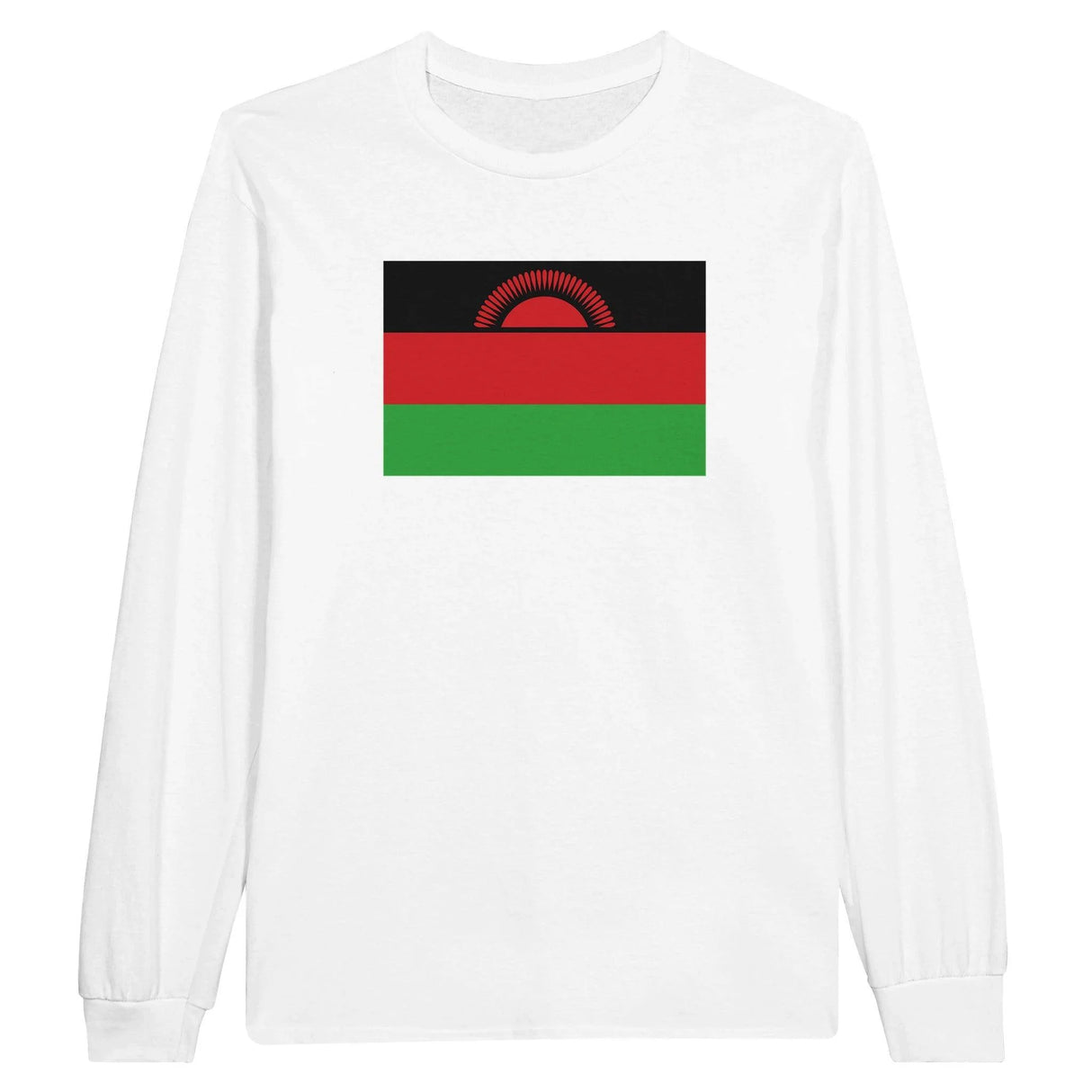 T-shirt manches longues malawi couleur coton mélangé doux