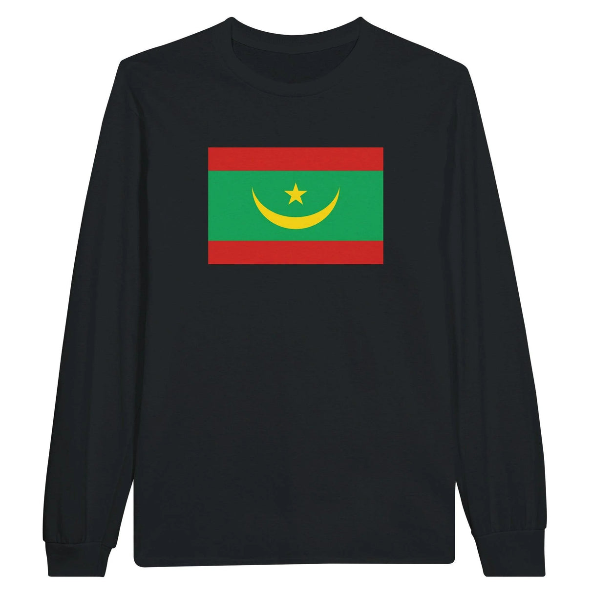 T-shirt manches longues mauritanie coton mélangé imprimé