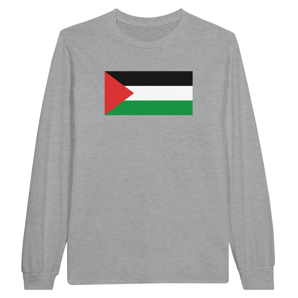 T-shirt manches longues palestine coton mélangé imprimé