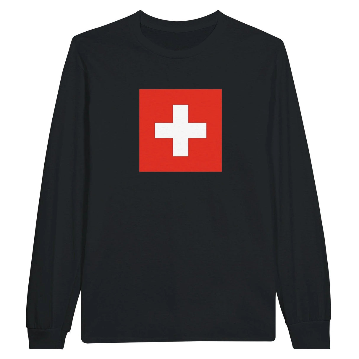 T-shirt manches longues suisse coton mélangé douceur exceptionnelle