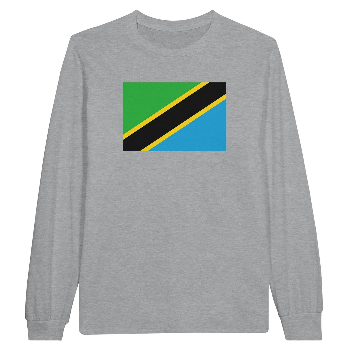 T-shirt manches longues tanzanie coton mélangé douceur