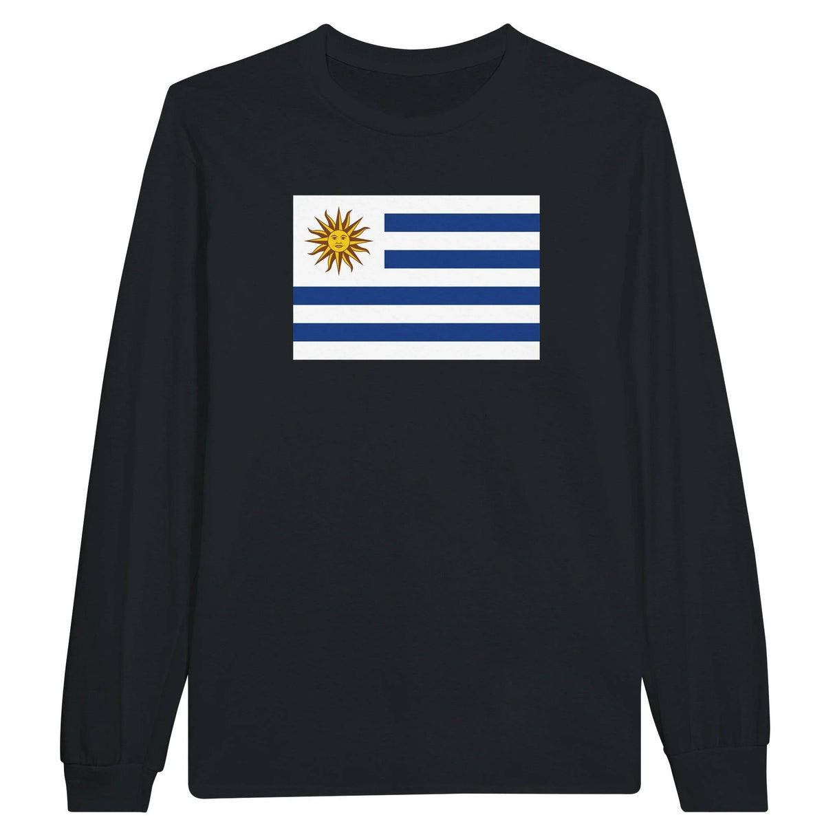 T-shirt manches longues uruguay coton mélangé imprimé doux