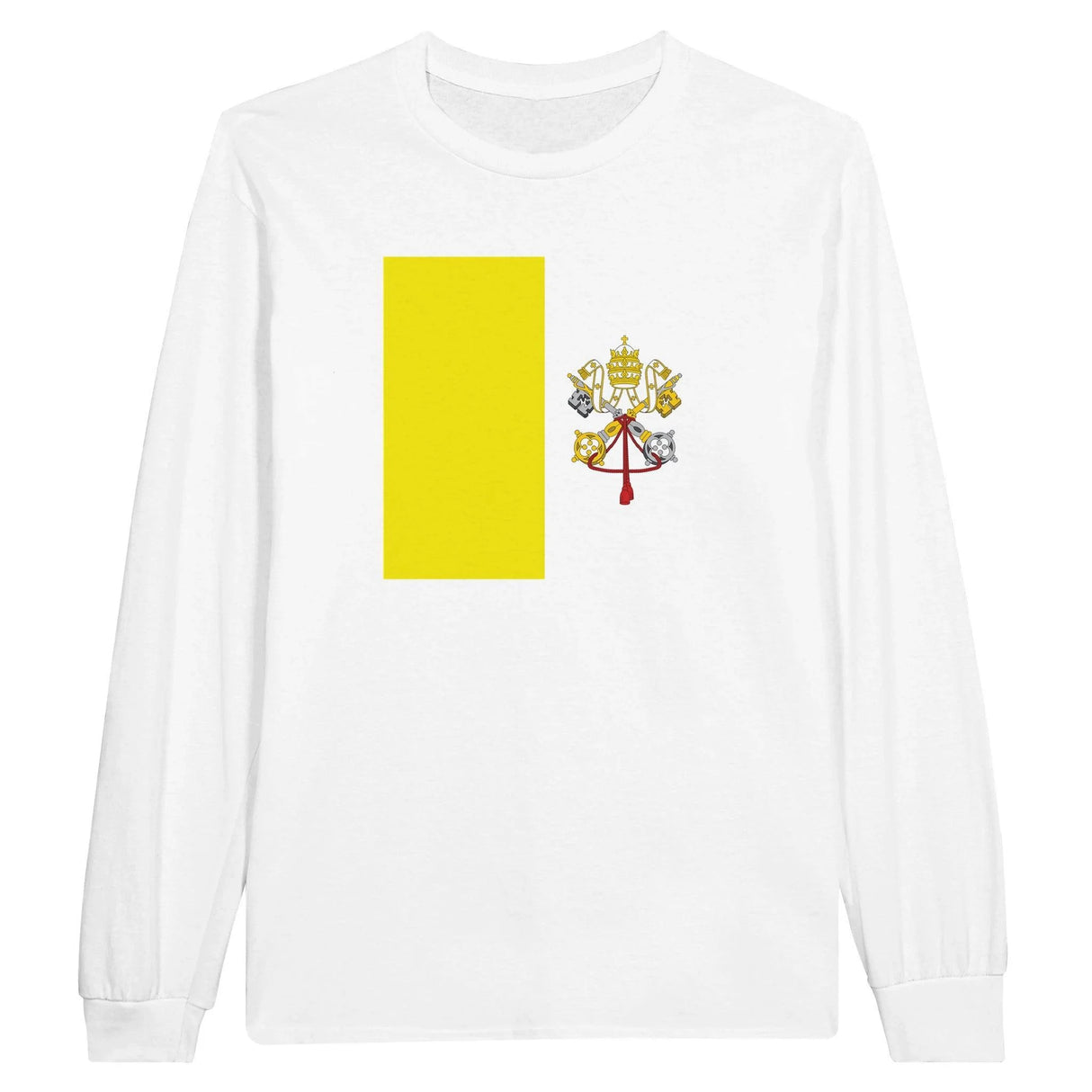 T-shirt manches longues vatican coton mélangé douceur exceptionnelle
