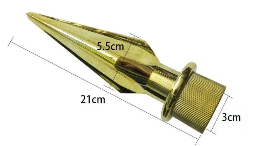 Tête de mât france or argent plastique aluminium moulé