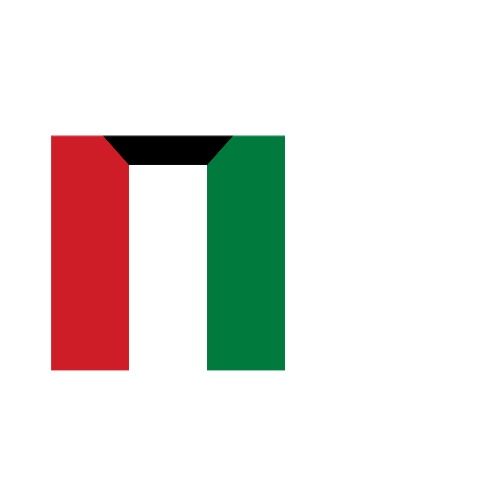 Fanion Table Drapeau Koweït en Polyester