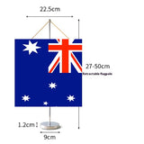 Fanion Table Drapeau Îles Heard-et-MacDonald en Polyester