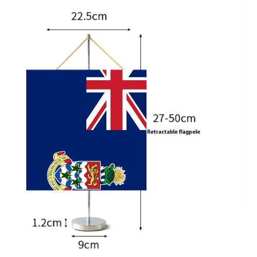 Fanion Table Drapeau Îles Caïmans en Polyester