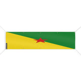 Drapeau de la Guyane 10 Oeillets en Plusieurs Tailles (XL)