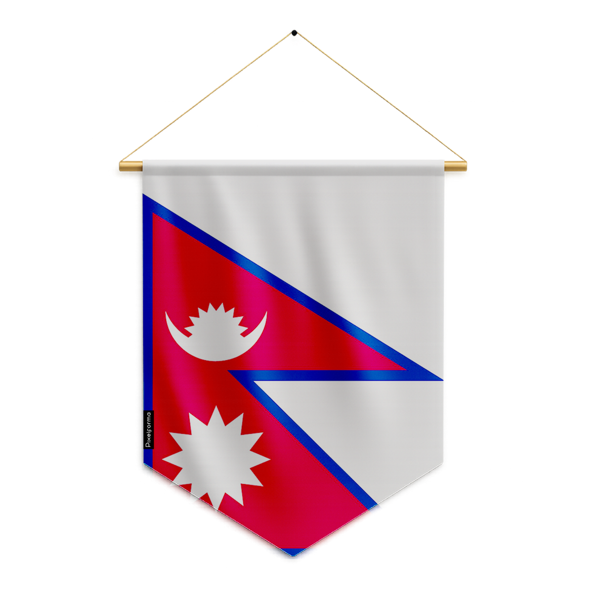 Fanion Drapeau Népal en Polyester