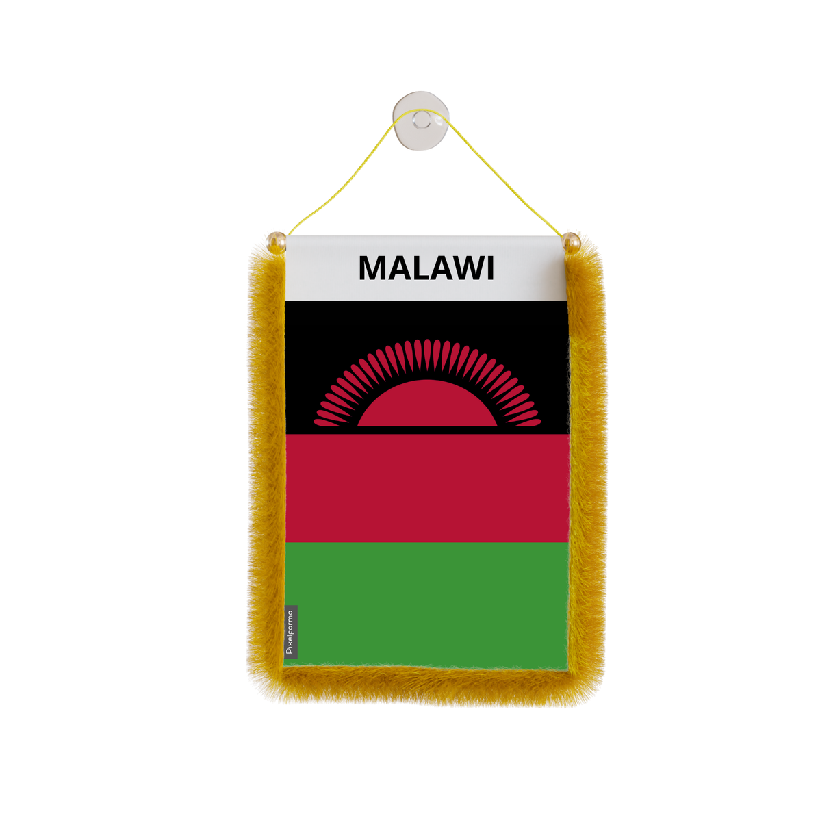 Banderín de coche con bandera de Malawi