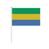 Mini Drapeau Gabon en Plusieurs Tailles