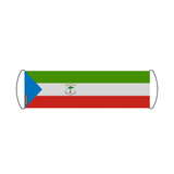 Equatorial Guinea flag scroll banner 