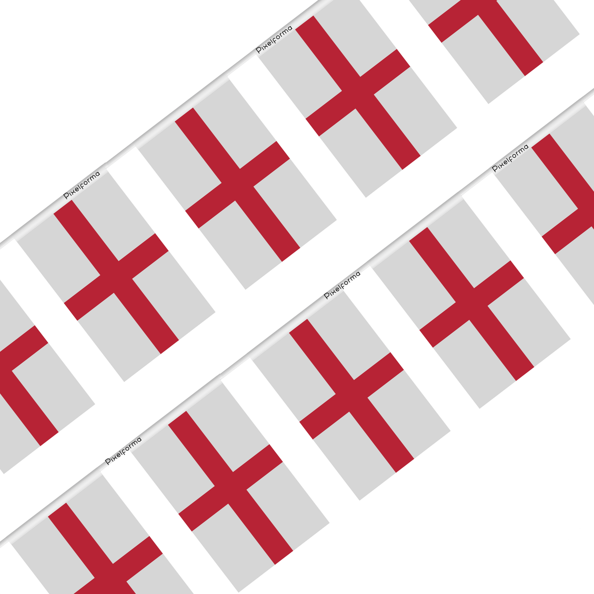 Guirlande Drapeau Angleterre en Polyester