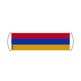 Banner de desplazamiento de bandera de Armenia 