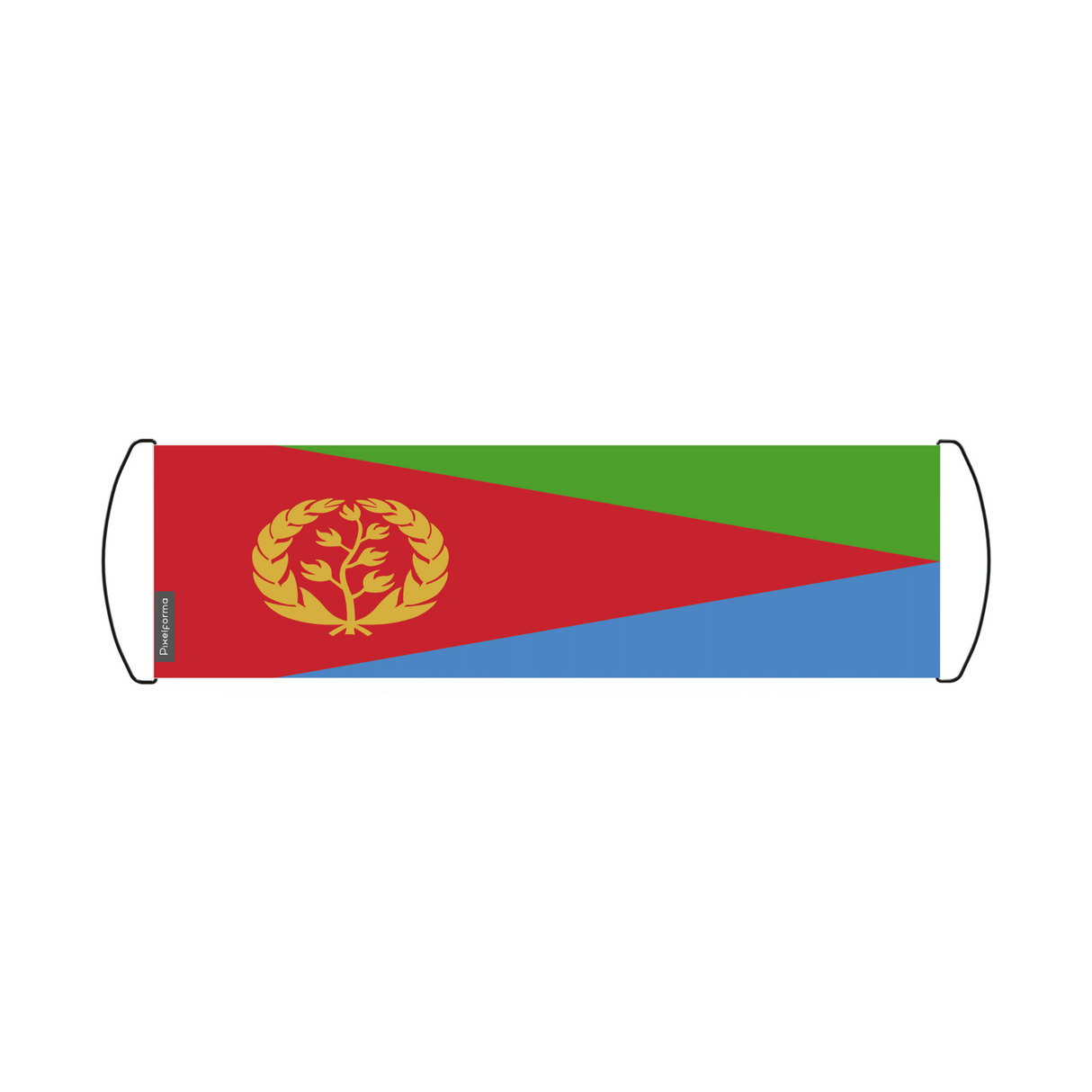 Bandera de desplazamiento de la bandera de Eritrea