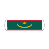 Scrolling Banner Flag of Mauritania 