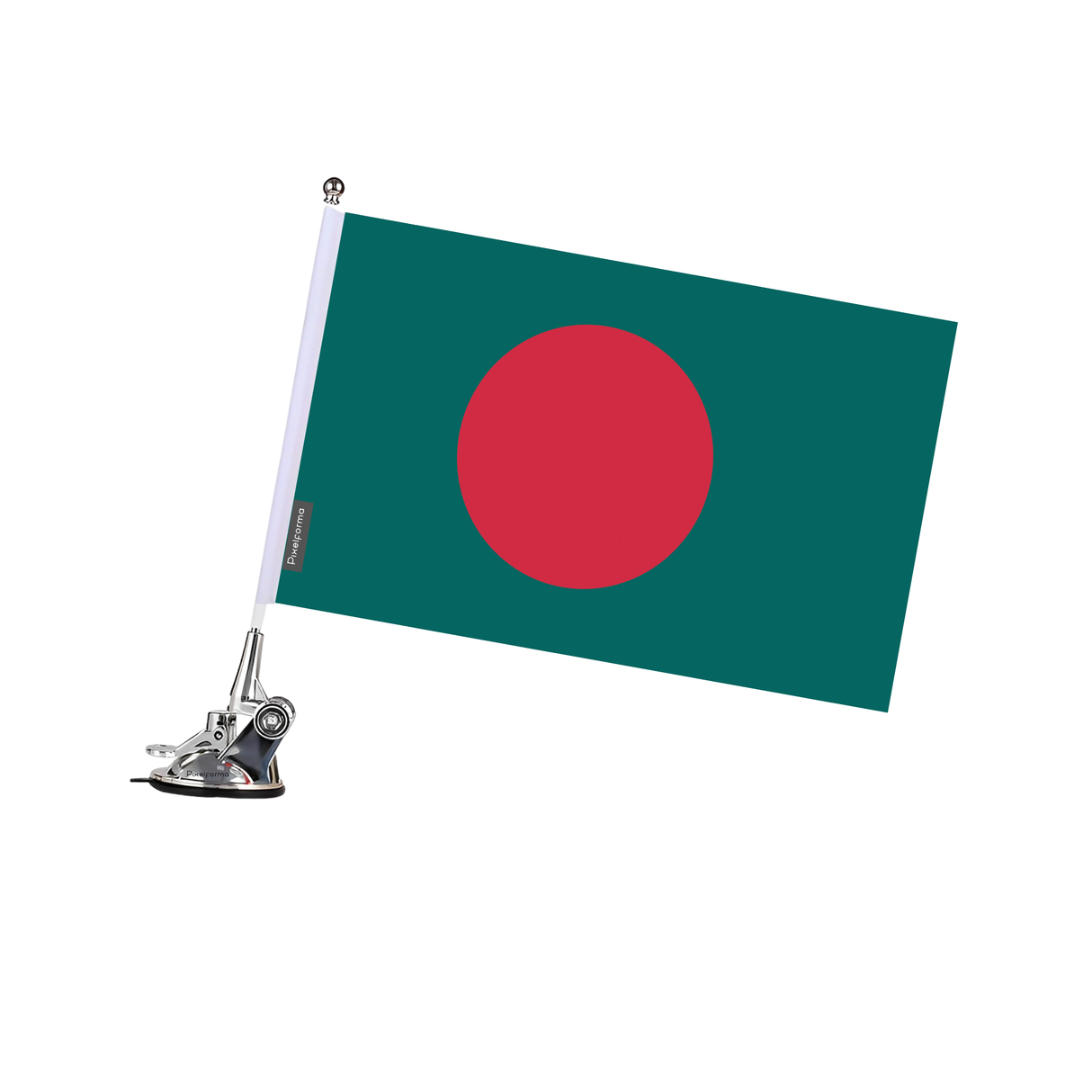 Bangladesh Flag Suction Cup Pole