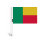 Drapeau voiture du Bénin en polyester