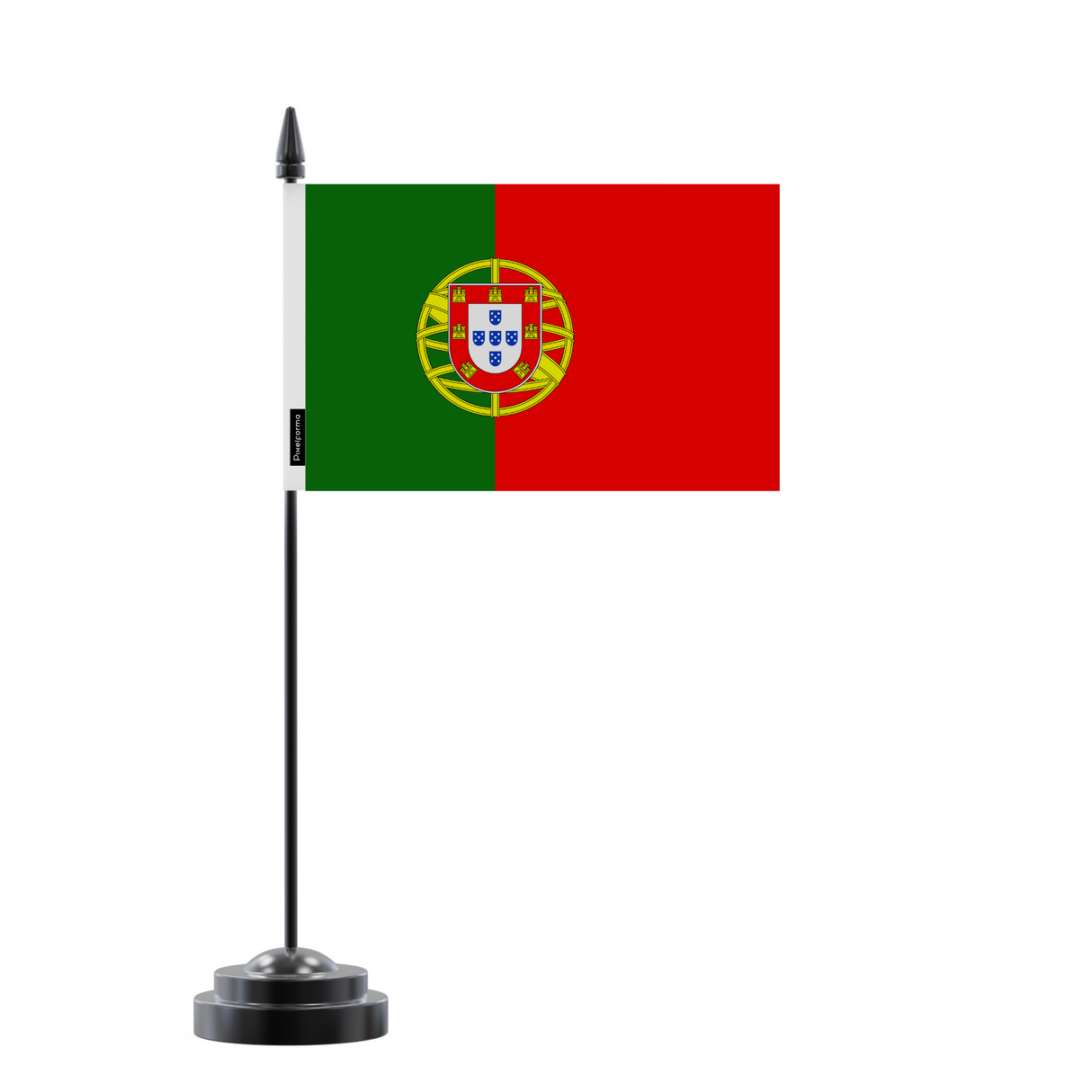 Drapeau de Table Portugal en Polyester