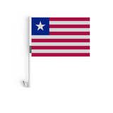 Drapeau voiture du Liberia en polyester