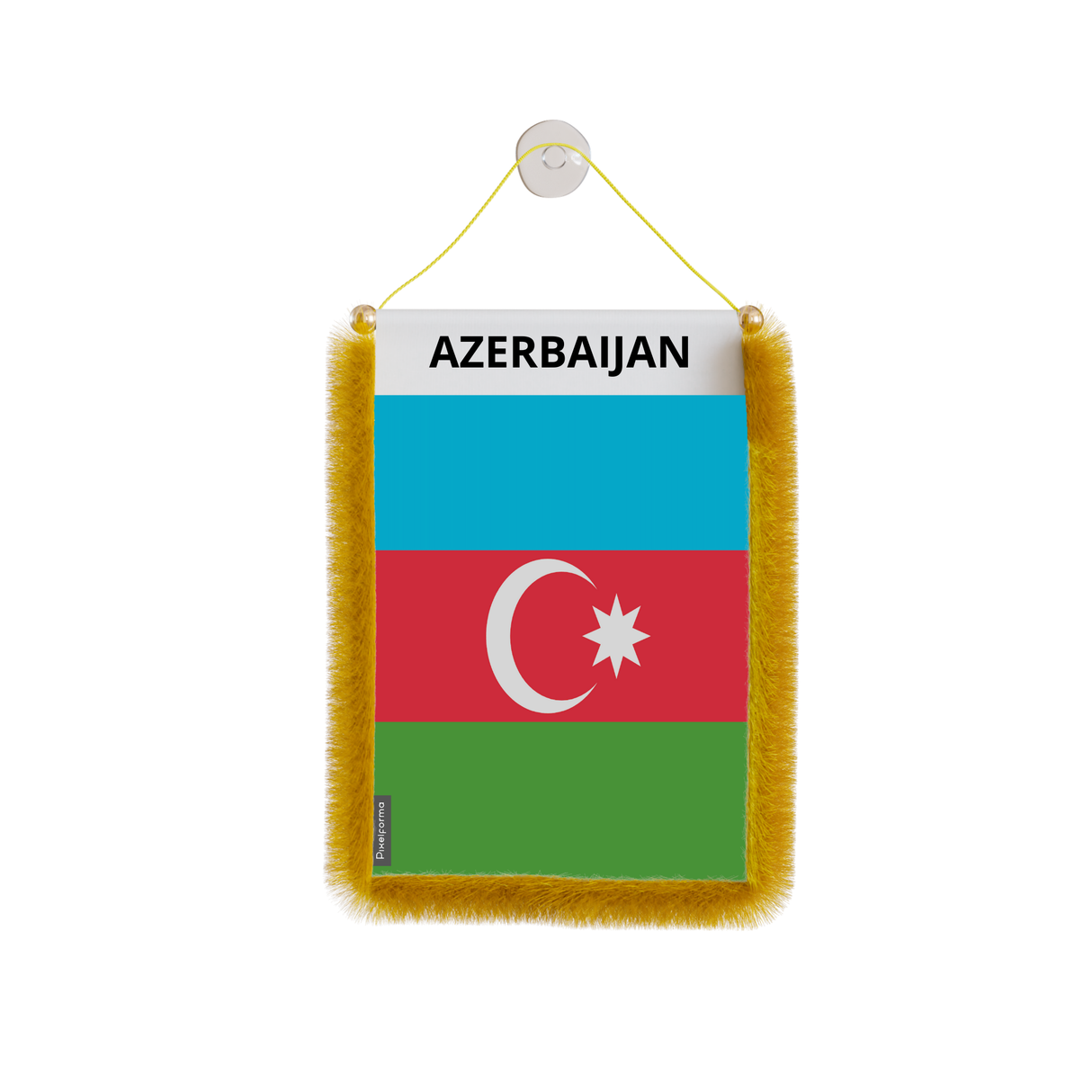 Fanion Voiture Drapeau Azerbaïdjan