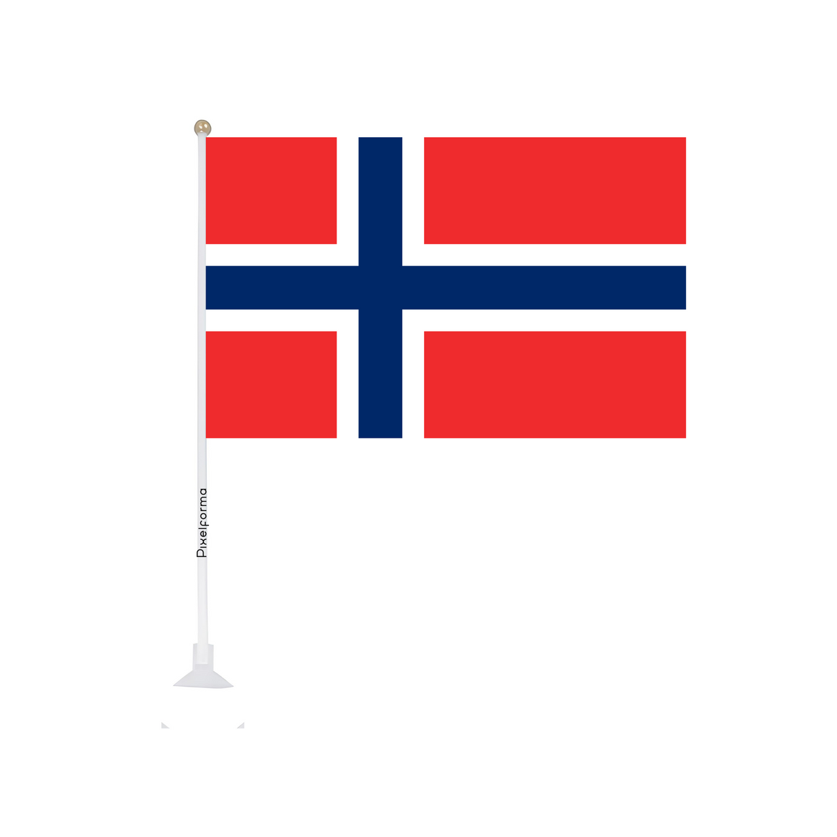 Mini flag suction cup Flag of Bouvet Island