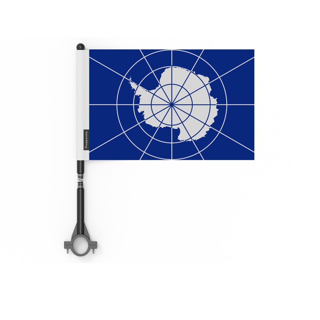 Drapeau de vélo de l'Antarctique officiel en polyester