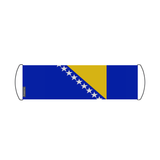 Banner de desplazamiento de la bandera de Bosnia y Herzegovina 