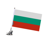 Poste de ventosa con bandera de Bulgaria