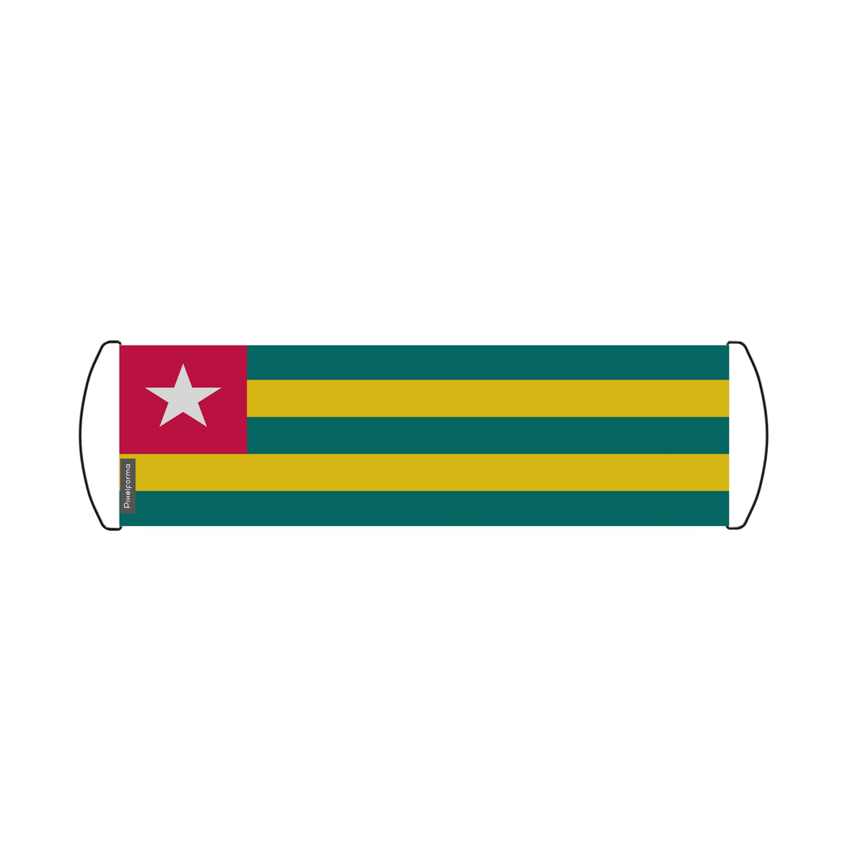 Banner de desplazamiento de la bandera de Togo 