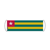 Banner de desplazamiento de la bandera de Togo 